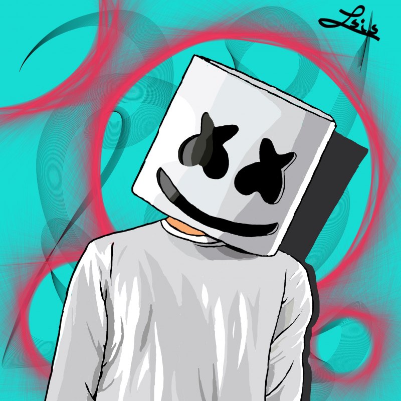 Крутые рисунки маршмеллоу