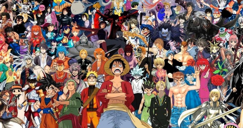 Anime коллаж