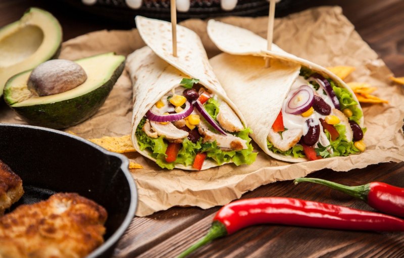 Лепешка с мясом