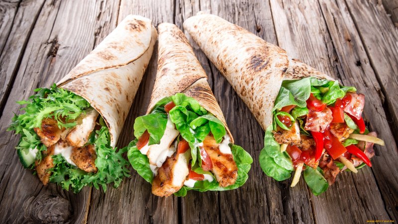 Шаурма аппетитная