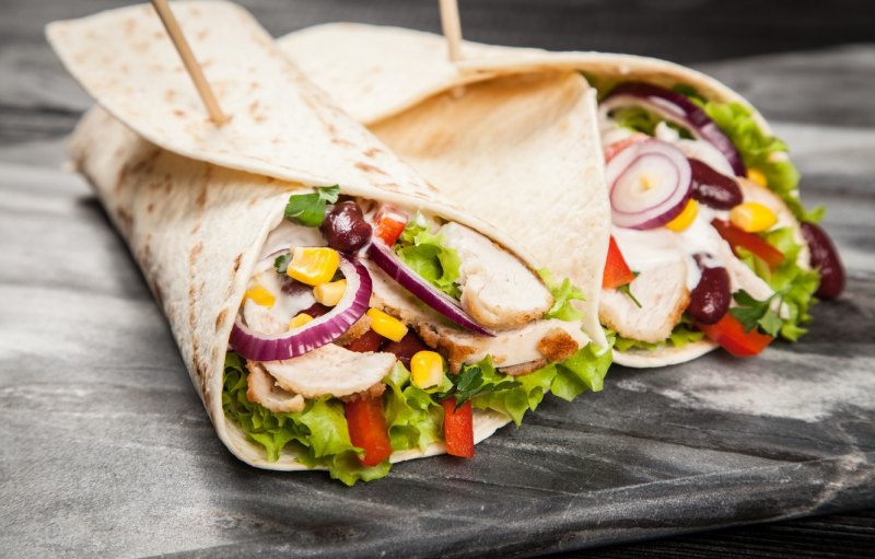 Шаурма с картофелем фри