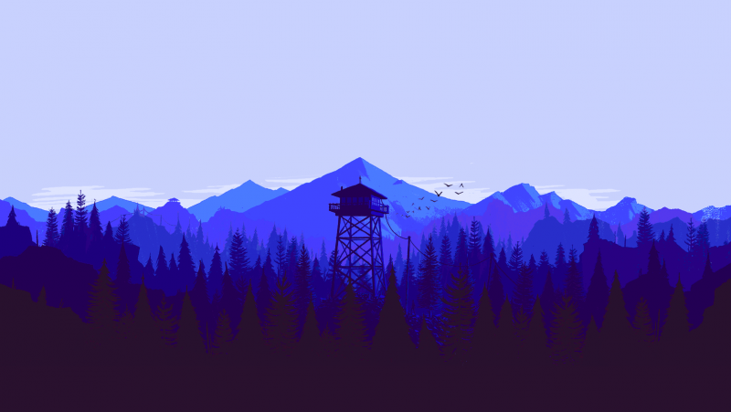 Firewatch 1920х1080 4к