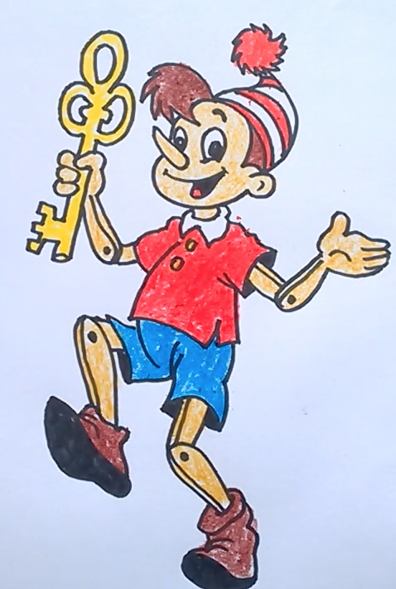 Золотой ключик и Пиноккио