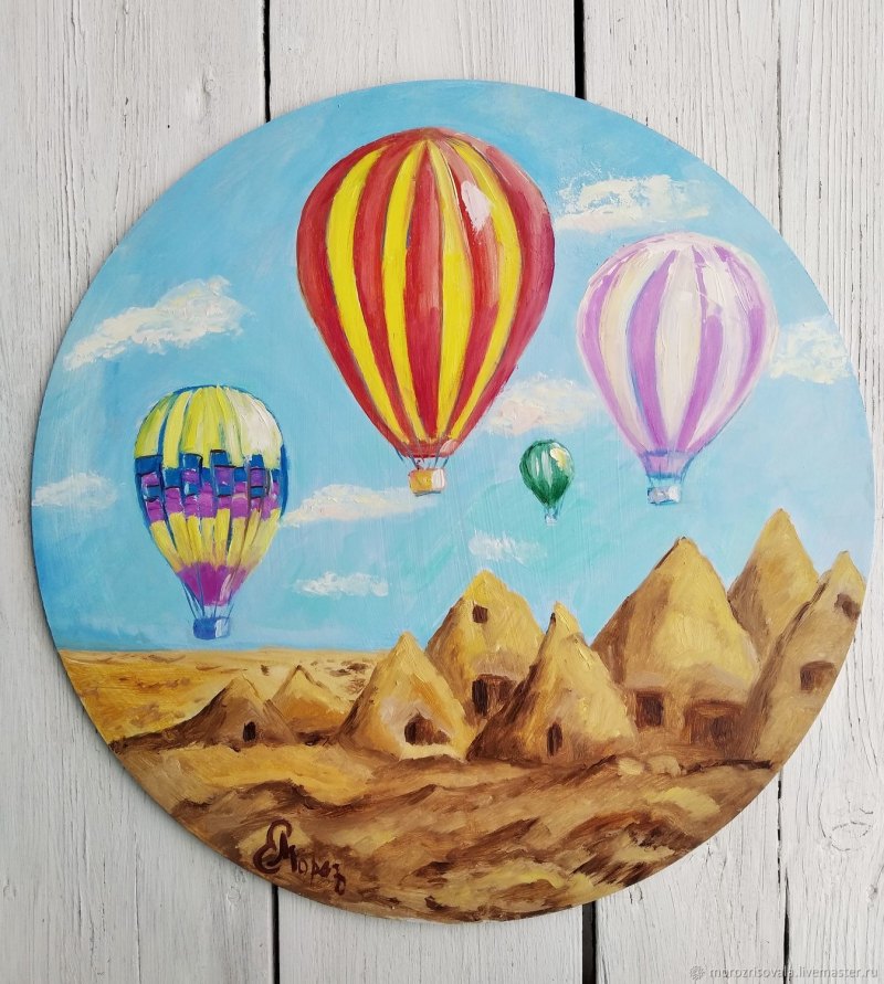 Картина маслом Каппадокия