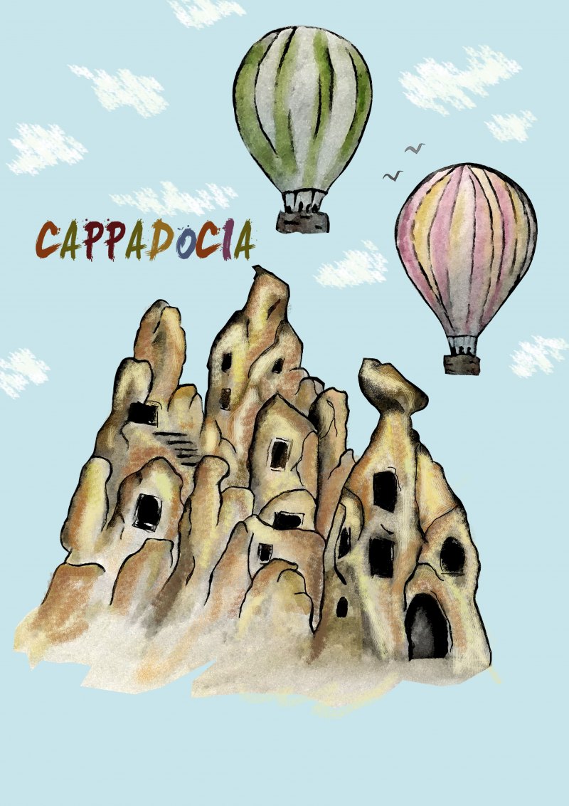 Каппадокия иллюстрация