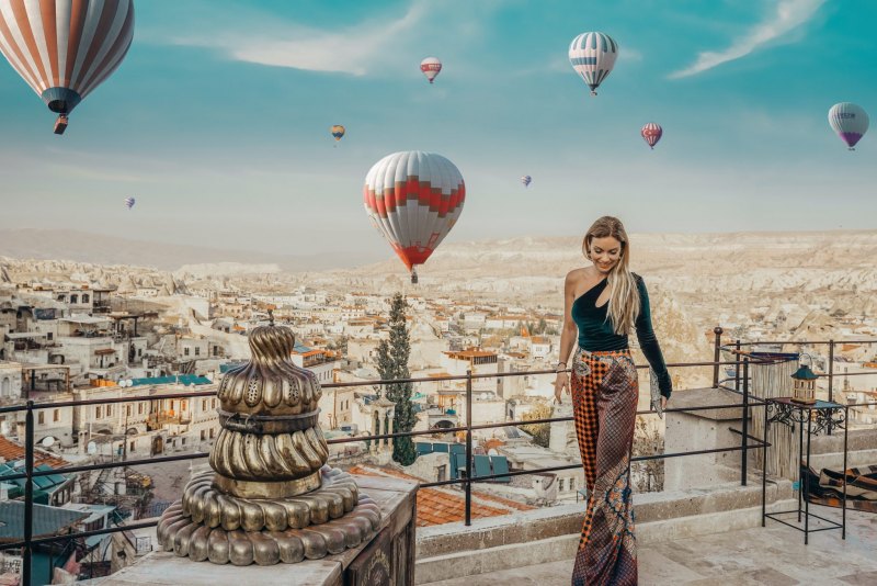 Каппадокия Турция воздушные шары