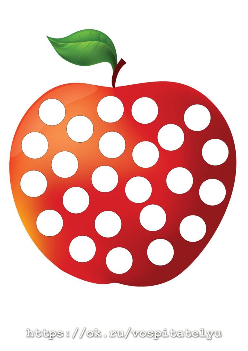 Пластилиновые заплатки фрукты