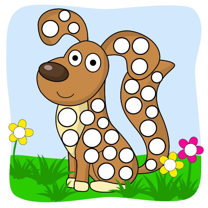 Пластилиновые заплатки для малышей