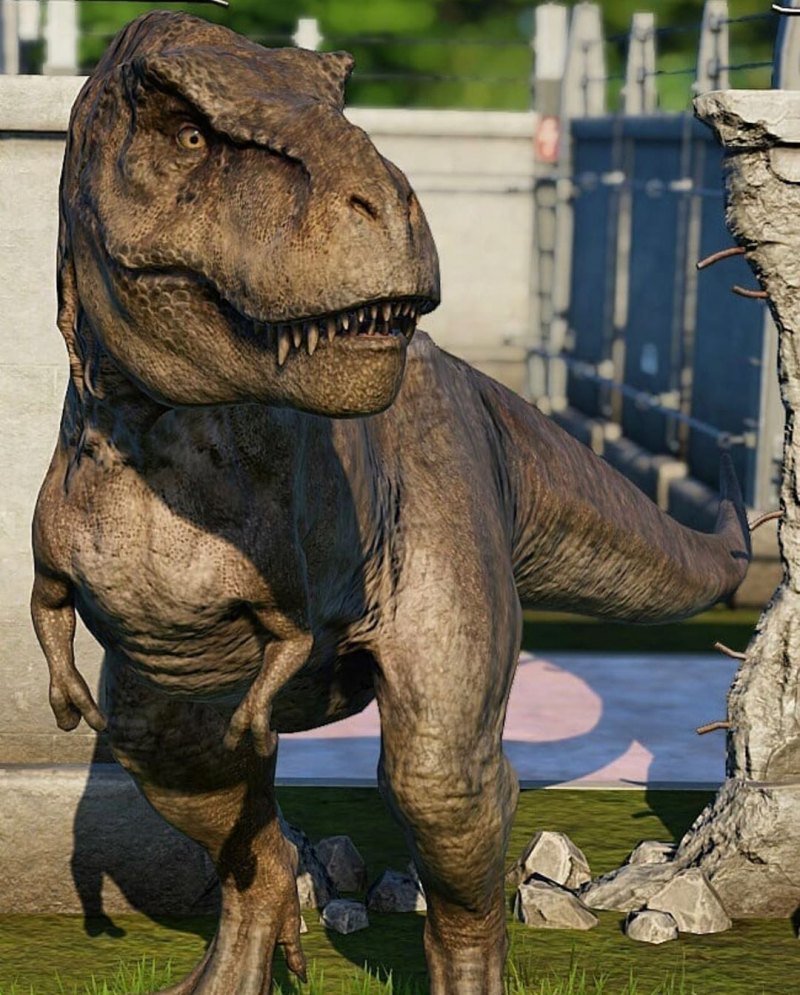 Тираннозавр рекс мир Юрского периода
