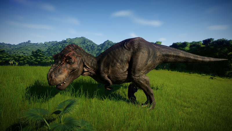 Jurassic World Evolution Тиранозавр