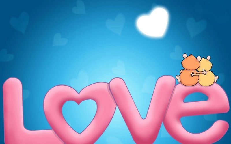 Фон для рабочего стола любовь