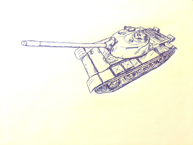 Раскраска танки из игры World of Tanks