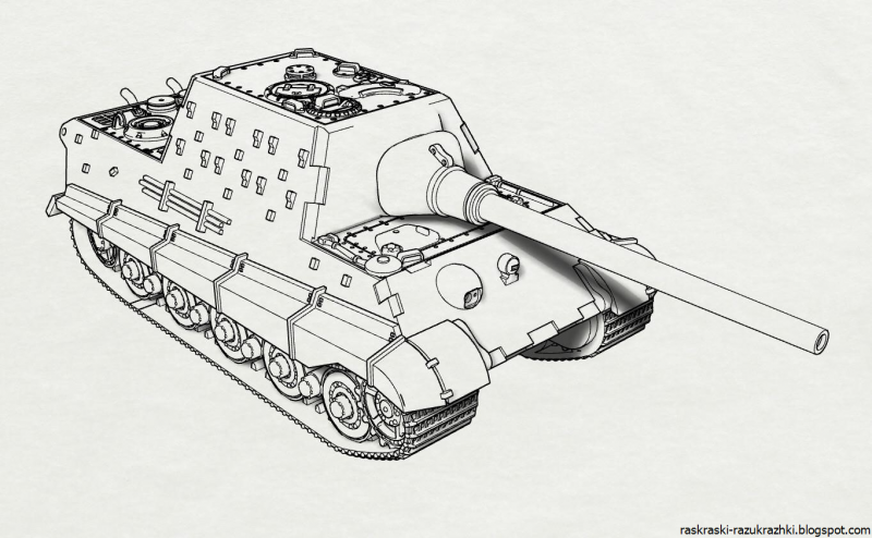 Рис танк Яга е 100