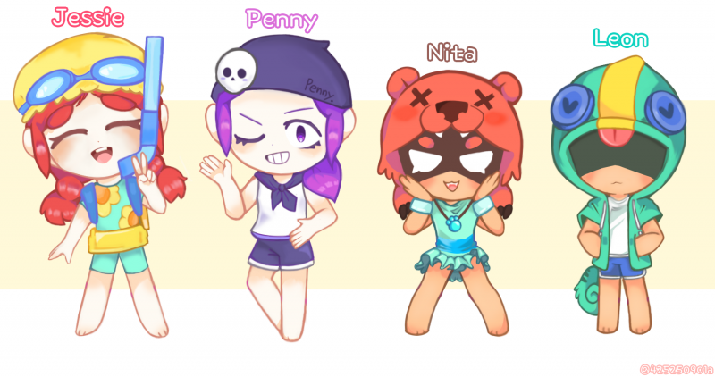 БРАВЛ старс аниме Джесси и Нита