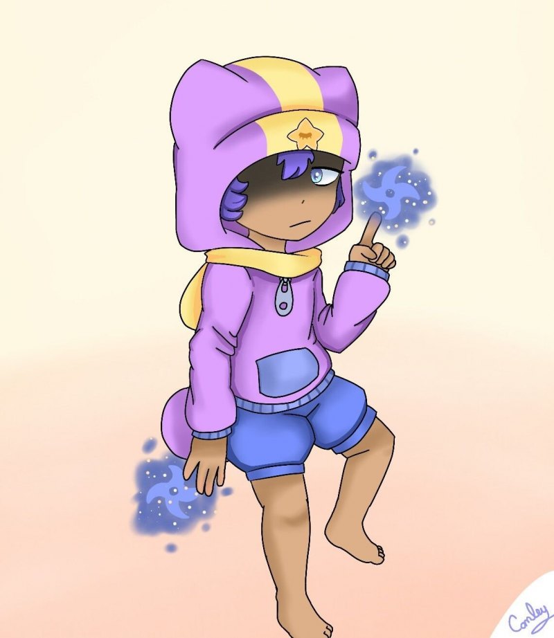 Brawl Stars Сэнди и Леон арт