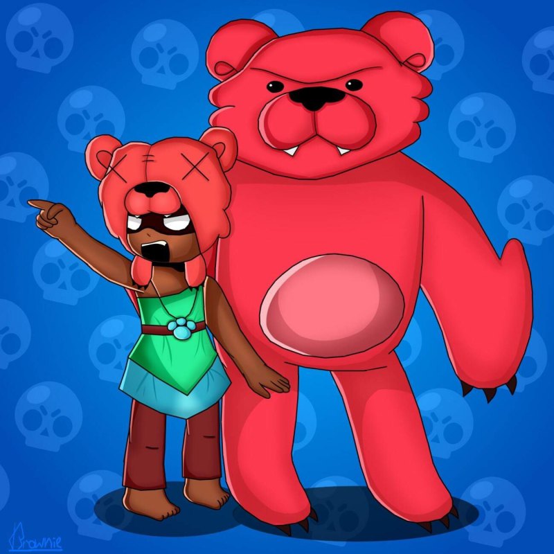 Медведь ниты из Brawl Stars
