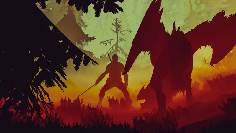 Ведьмак арт 4к