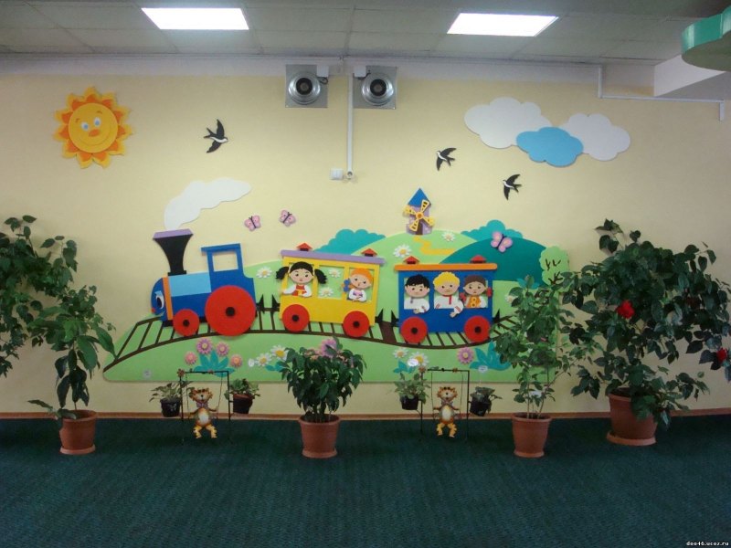 Украшение стен в начальных классах