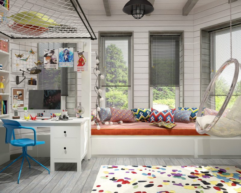 Необычные детские комнаты