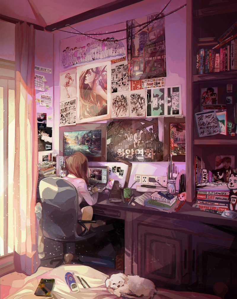 Комната анимешницы Наруто