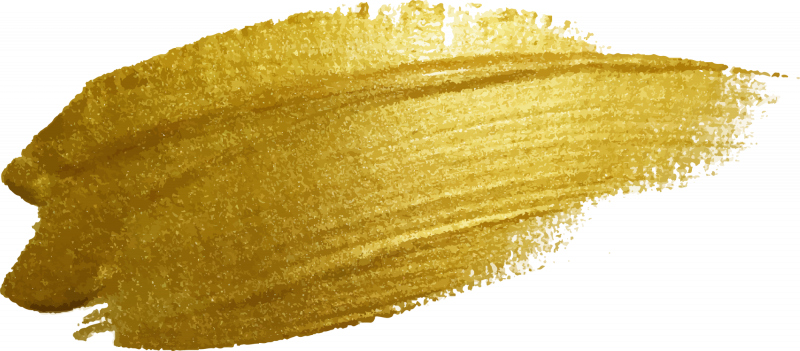 Мазок краски золото