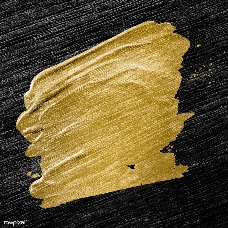 Золотой мазок кисти