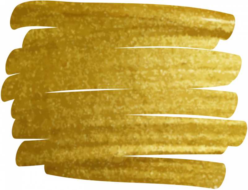 Мазок золотой краски