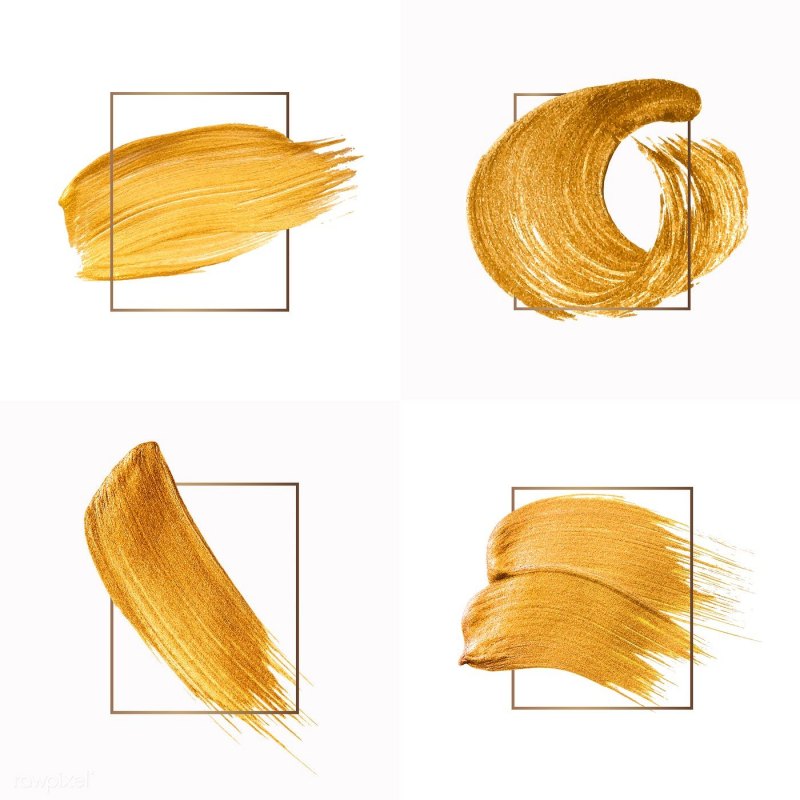 Золото мазки