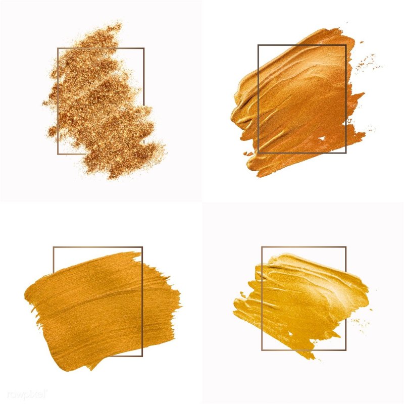 Золотистые мазки