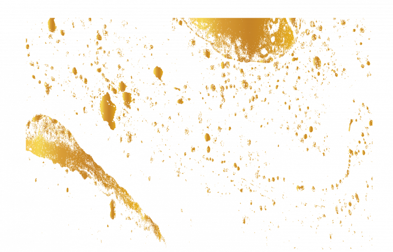 Мазок золотой краски