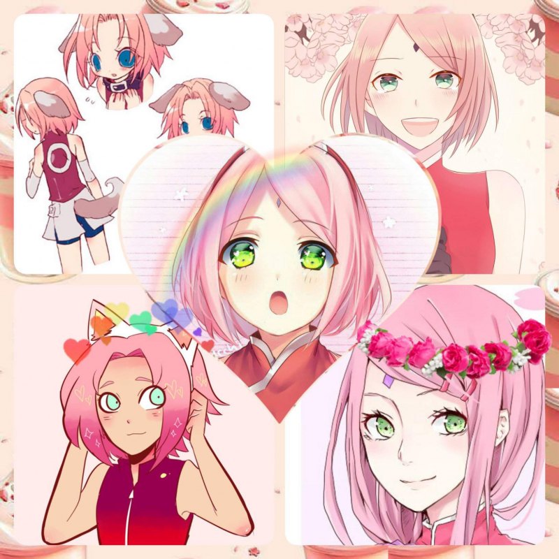 Сакура Харуно Чан с Ибуки Миодай с сакурвй