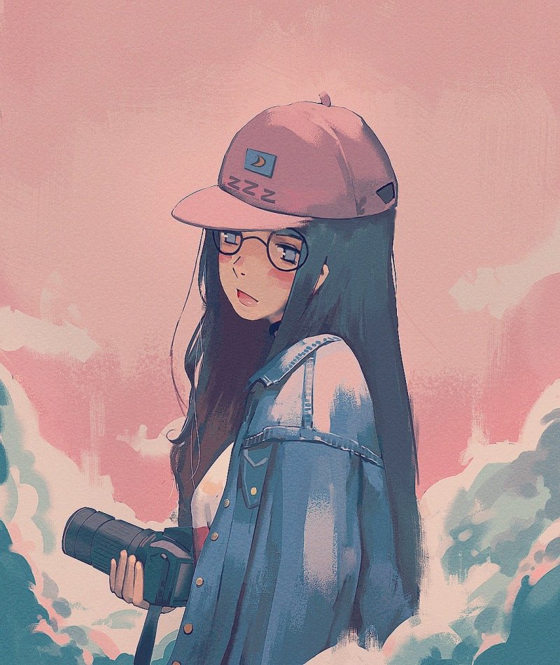 Крутая девушка арт