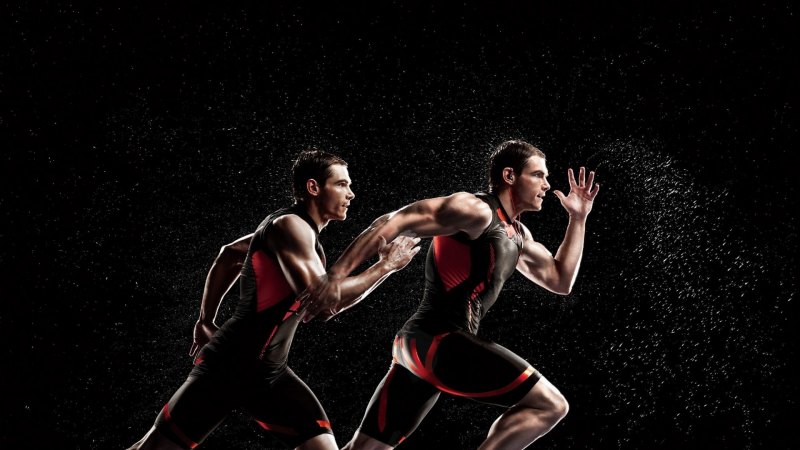 Спортсмены в движении