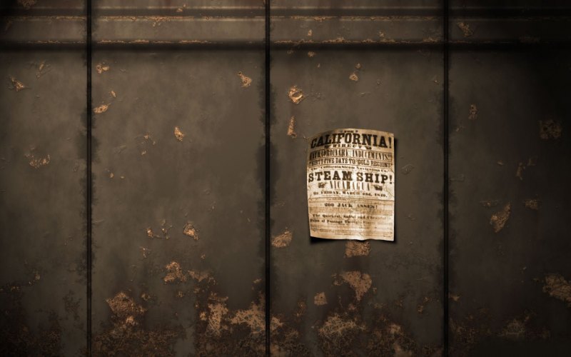 Объявление на стене