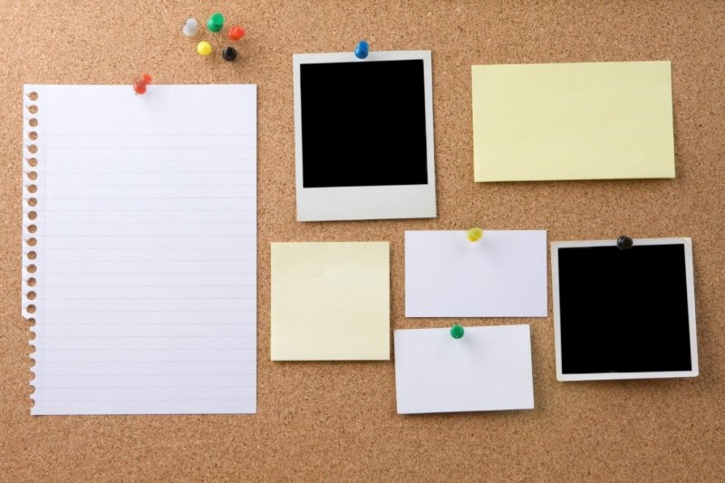 Доска для заметок фон