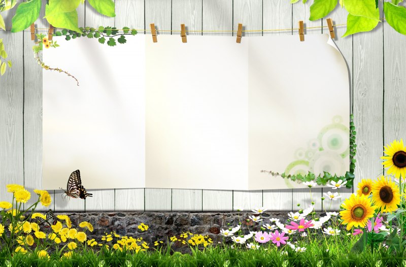 Шаблоны для красочных объявлений