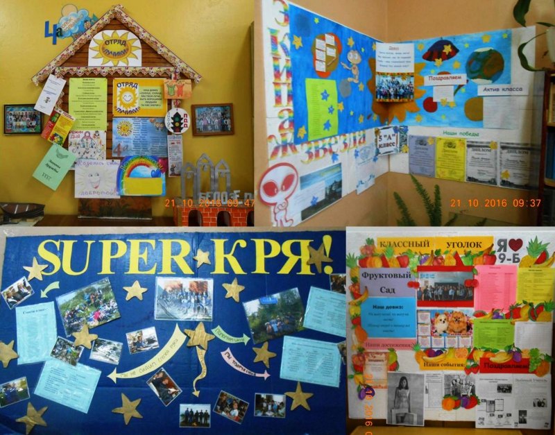 Уголок класса стенд