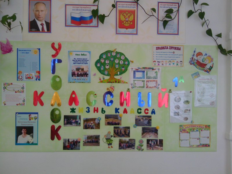 Классный уголок