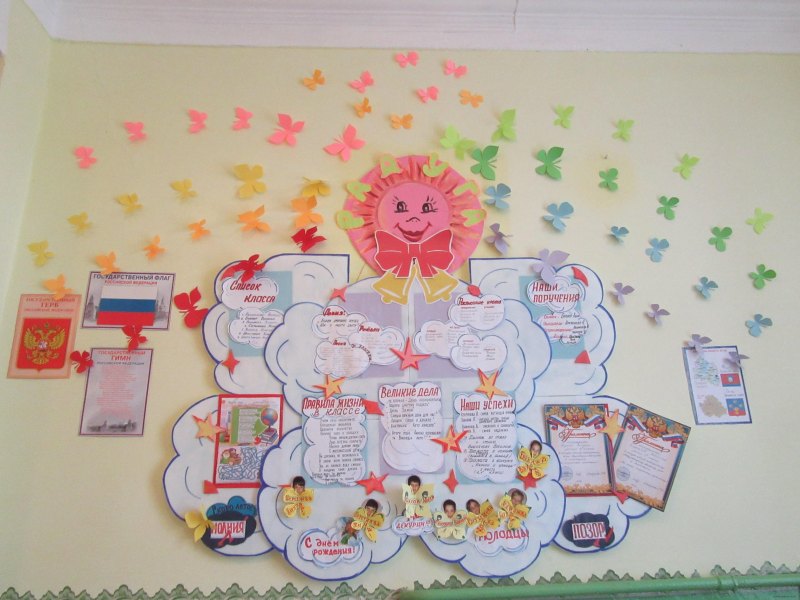 Оригинальный уголок класса