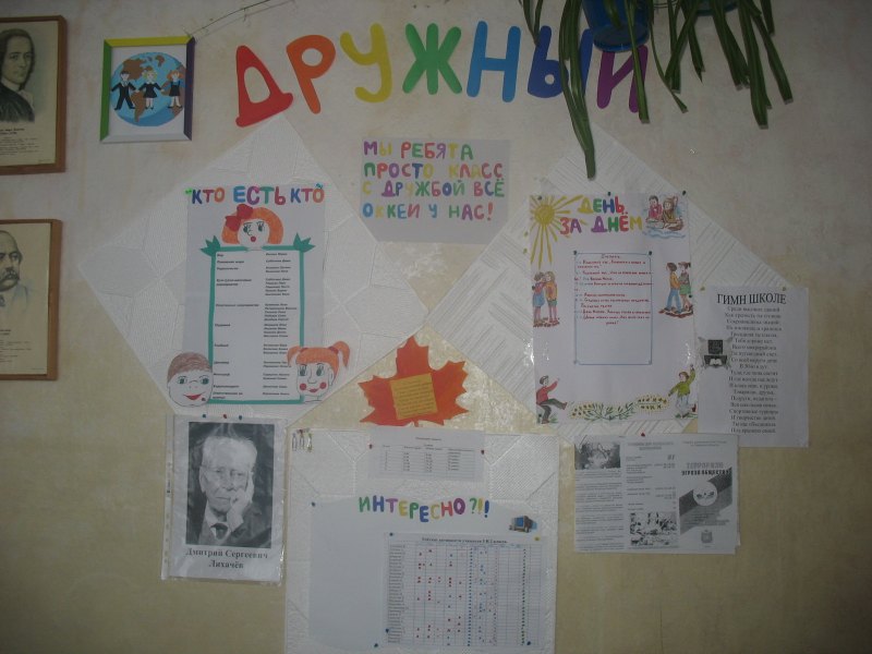 Уголок класса