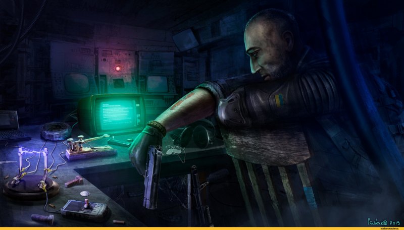 Бармен сталкер арт