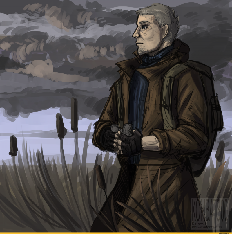 Сталкер стрелок шрам и дегтярёв