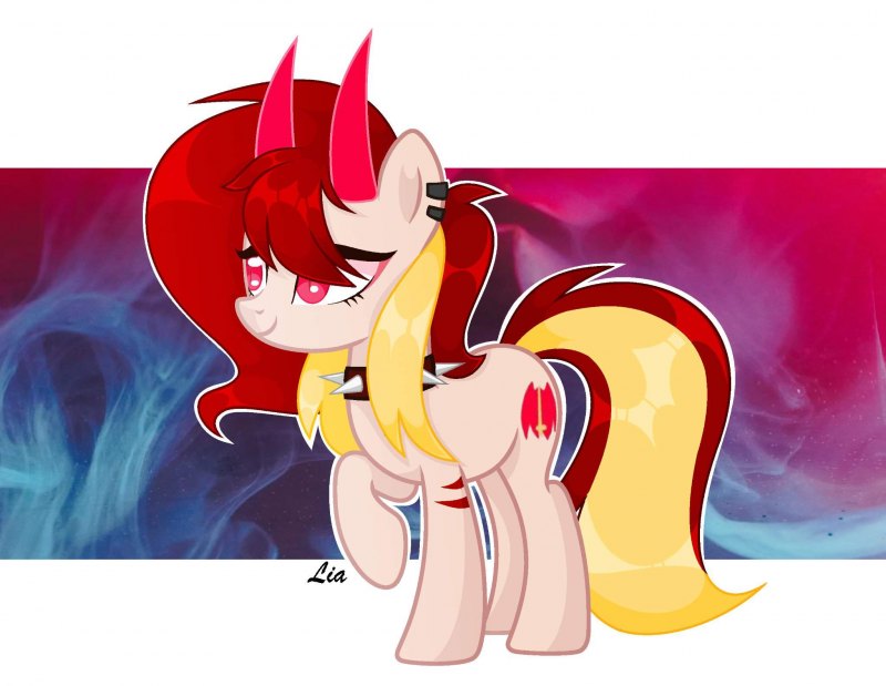 Кинг Кримсон пони Таун