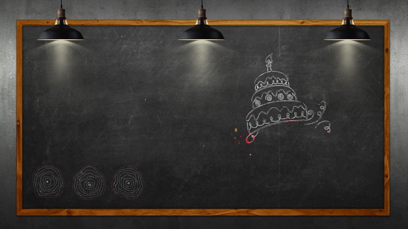 Мелом на доске