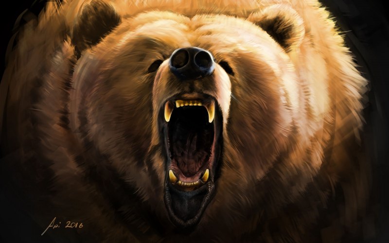 Страшный медведь Гризли