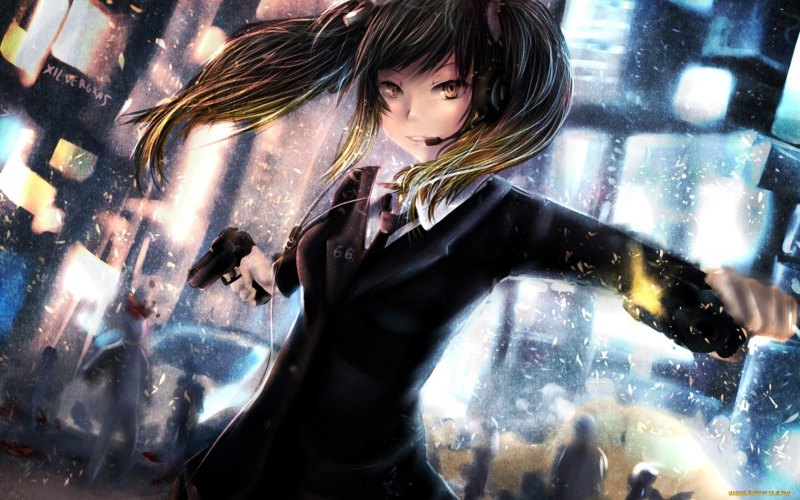 Аниме девушки крутые