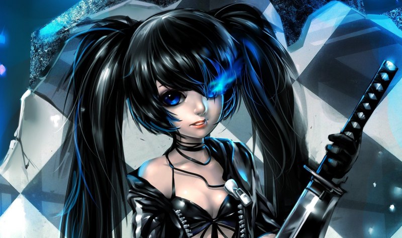 Черная катана Black Rock Shooter