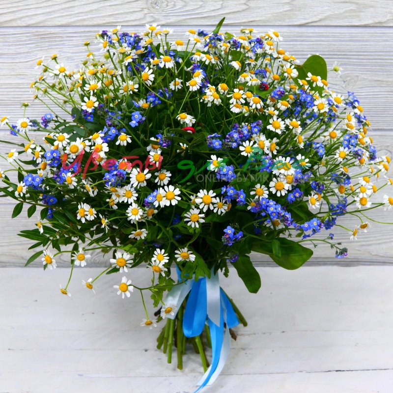 Букет незабудок