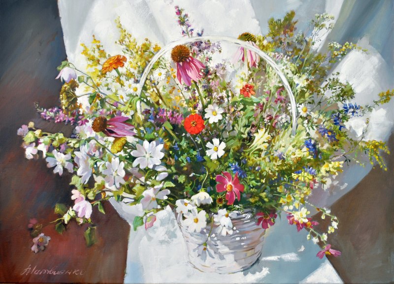 Букет из полевых цветов