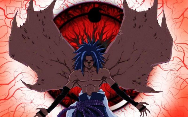 Саске Учиха демон